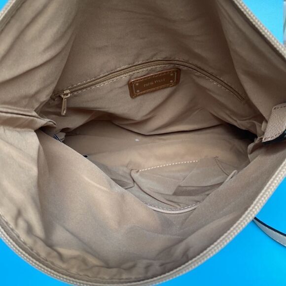 Nine West vegan leather blush pink Crossbody flap over purse - Picture 3 of 8